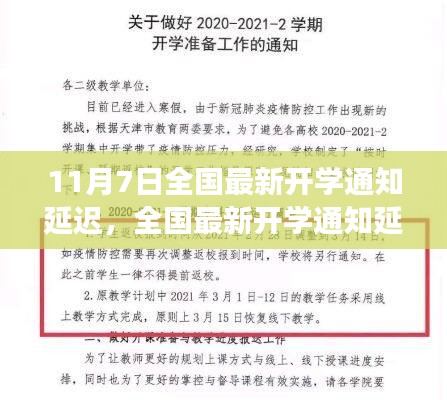 全国最新开学通知延迟深度解读与影响，11月7日最新动态分析