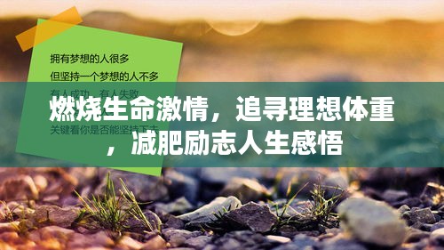 燃烧生命激情，追寻理想体重，减肥励志人生感悟