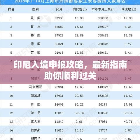印尼入境申报攻略，最新指南助你顺利过关