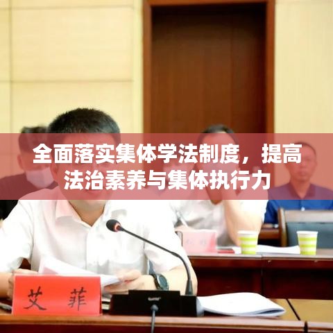 全面落实集体学法制度，提高法治素养与集体执行力